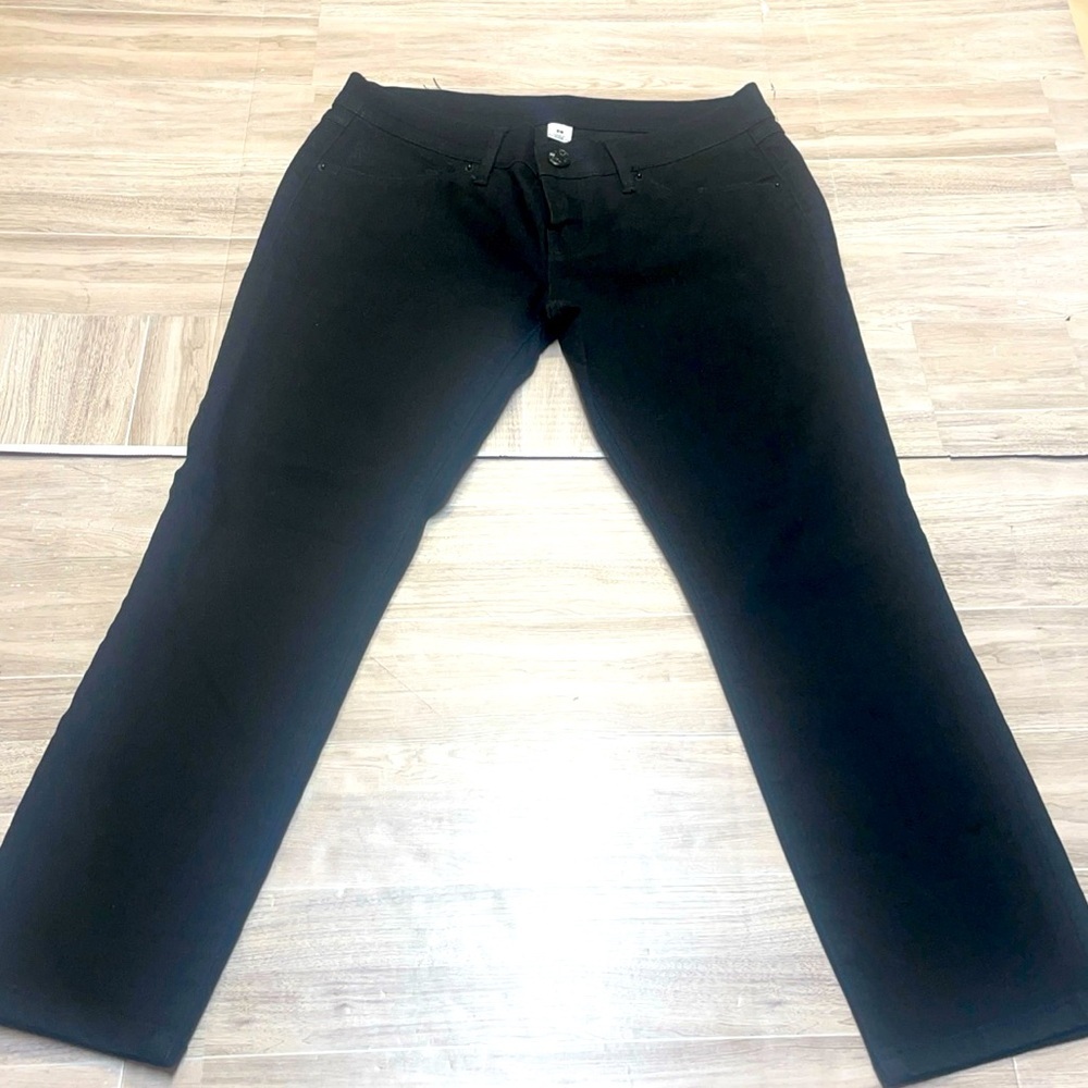 BDG Jeans Womens 28 Black Mid Rise Ankle Dark Wash Pants Denim
